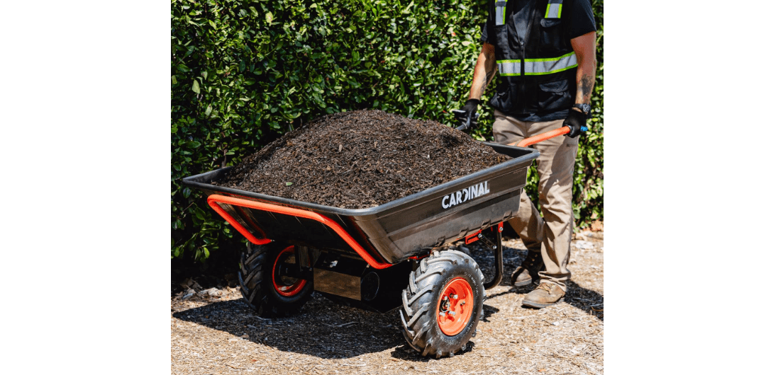 Heavy Duty Electric Utility Cart 40V Battery-Powered Wheelbarrow 660-lb. Bucket Capacity 