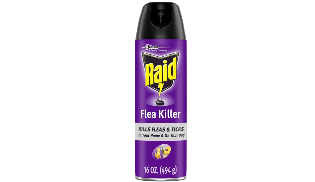 Raid Flea Killer, Kills Fleas, Crickets, Roaches, Silverfish and Ticks, Use in Your Home or on Your Dog (1 Pound (Pack of 6)) 