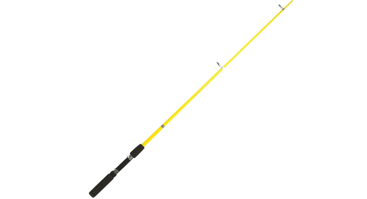 Eagle Claw Pack-It Telescopic Spinning Rod, Yellow, 5-Feet 6-Inch
