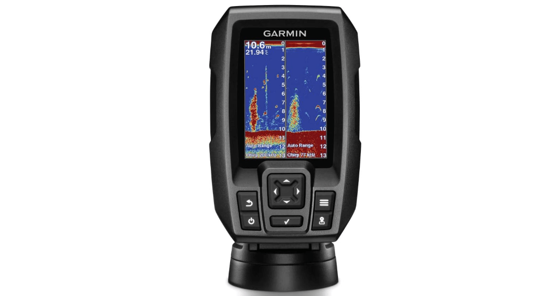 Garmin 010-01550-00 Striker 4 with Transducer, 3.5" GPS Fishfinder with Chirp
