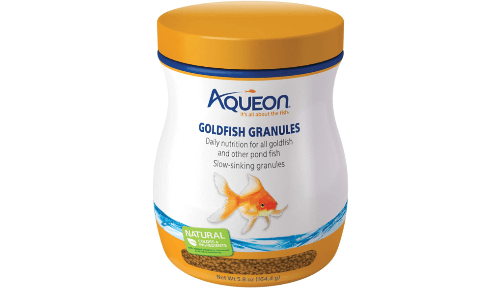 Aqueon Goldfish Fish Food Slow Sinking Granules, 5.8 Ounce, 100106053
