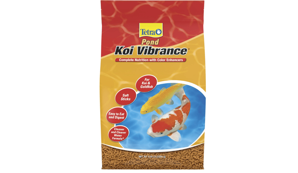 TetraPond Koi Vibrance, Soft Sticks, Easy to Digest Floating Pond Food, 5.18 lbs
