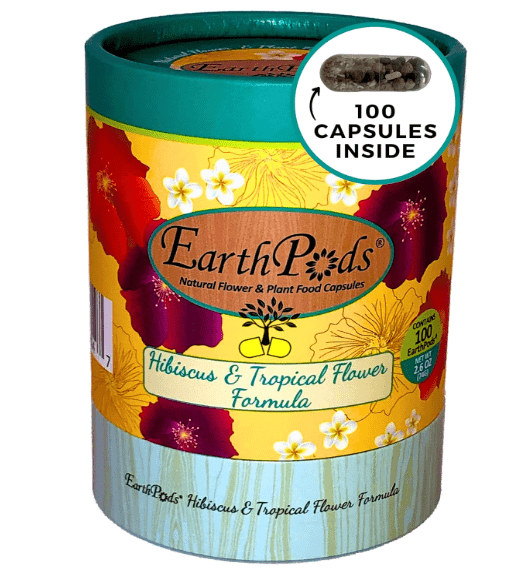 EarthPods Premium Hibiscus & Tropical Plant Food (100 Spikes)