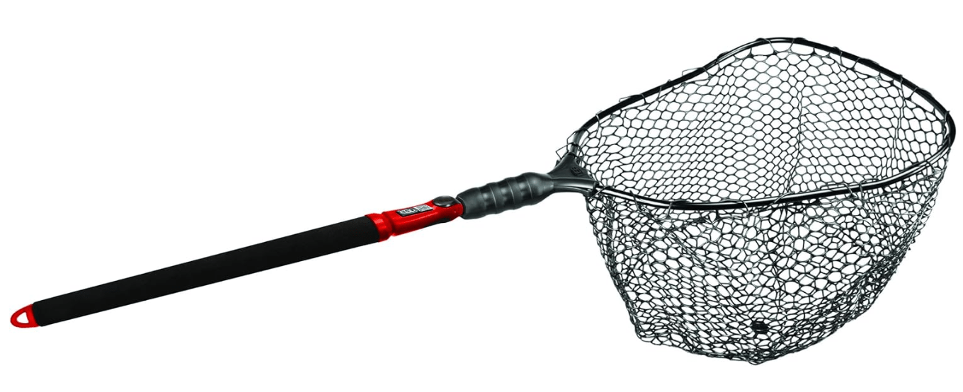 Ego S2 Slider Fishing Net, Ultimate Fishermens Tool Telescoping Handle, Replaceable Head, Salt & Freshwater, Large 19x21 Inch Hoop
