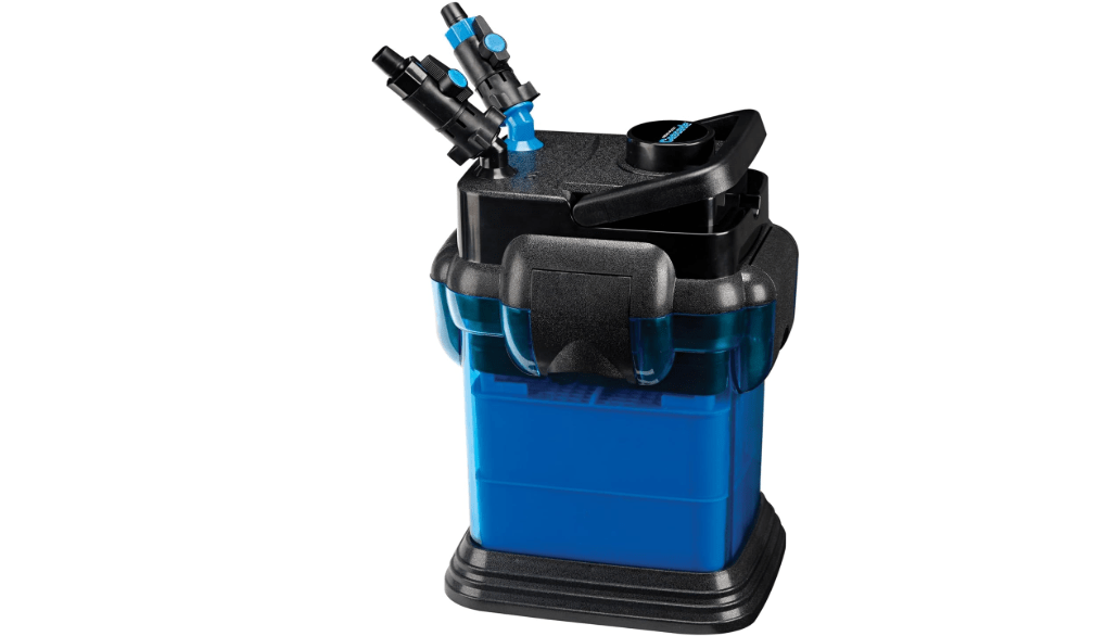 Penn-Plax Cascade All-in-One Aquarium Canister Filter – Up to 30 Gallons (115 GPH) – Cascade 500
