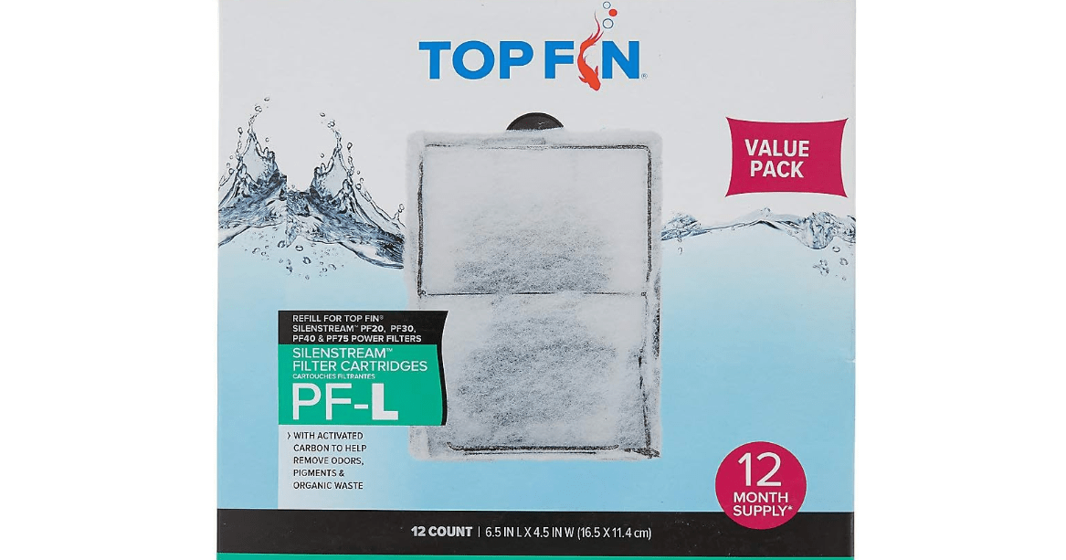 Top Fin Silenstream Large PF-L Filter Cartridges Refill
