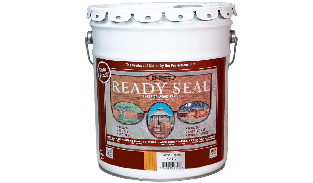 Ready Seal 512 5-Gallon Pail Natural Cedar Exterior Stain and Sealer for Wood