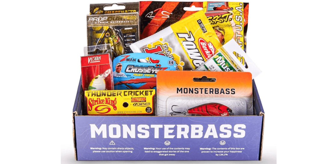 MONSTERBASS Mystery Tackle Box, Bass Fishing Kit Best Fishing Lures, Biggest & Best Tackle Mystery Box for Catching Smallmouth & Largemouth Bass