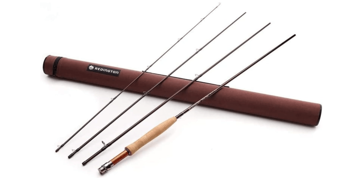 Redington Classic Trout Freshwater Fly Fishing Rod - Moderate Action 4-Piece Fly Rod - Case Included

