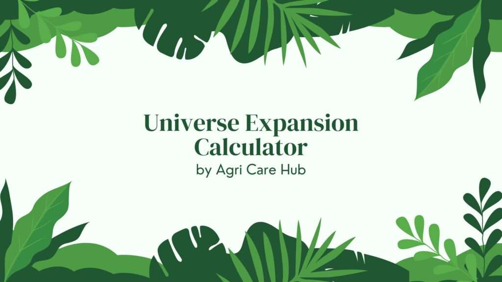 Universe Expansion Calculator