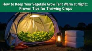 How to Keep Your Vegetable Grow Tent Warm at Night