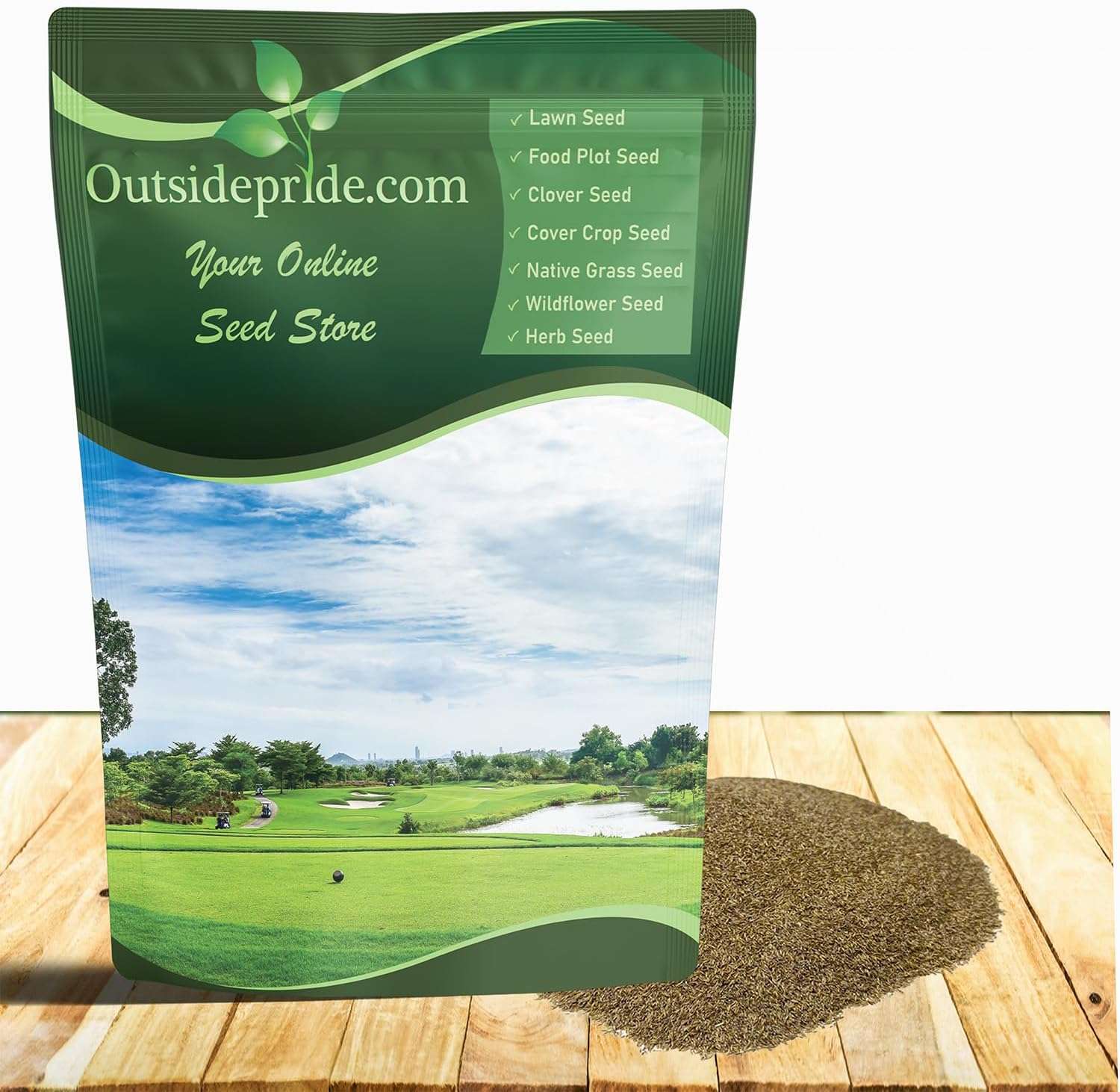 Outsidepride V8 Creeping Bentgrass Seed - 2 lbs. Fine-Bladed, Premium Quality Turf, Grass Seeds for Smooth Surface, & High-Traffic Areas, Ideal Grass for Golf Courses Putting Greens, & Fairways