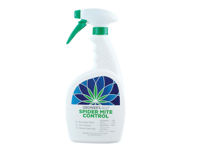 Grower's Ally Spider Mite Control Spray Ready to Use 24 oz | Natural Spider Mite & Insect Killer with Rosemary Oil - Trusted by Cultivators for Indoor and Outdoor Use, OMRI Listed 