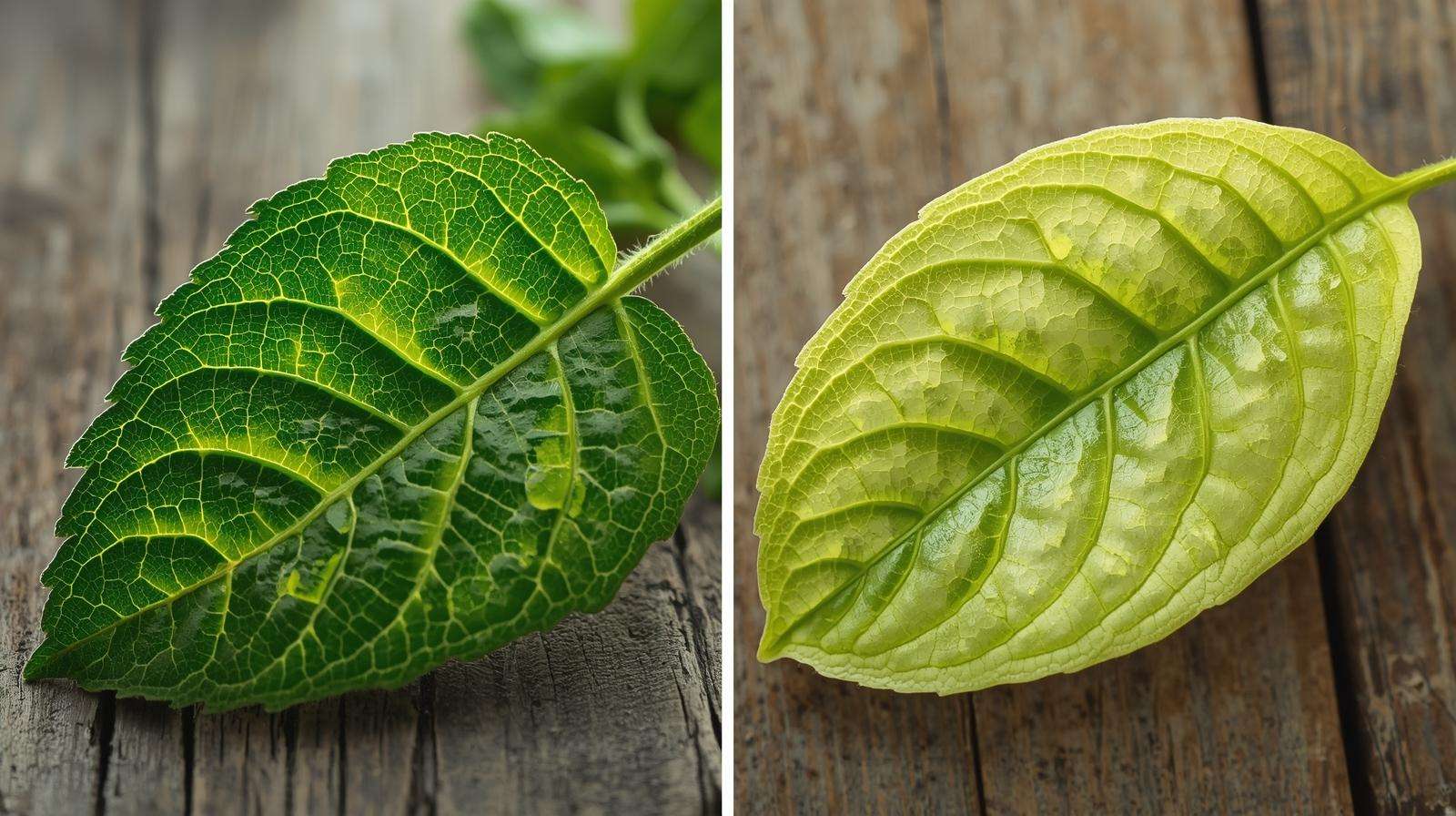 Iron vs nitrogen deficiency symptoms in organic tomato leaves – micronutrients fertilizer diagnostic guide