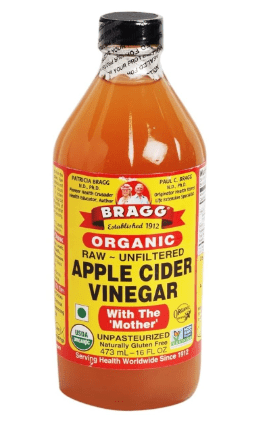 Bragg USDA Organic Raw Apple Cider Vinegar, With The Mother 16 Ounces Natural Cleanser, Promotes Weight Loss