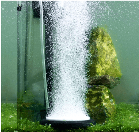 hygger Aquarium Air Stone Kit, Fish Tank Bubbler, Nano Furnace Flue Round Air Stone Disk Set for Hydroponics, Small Bubbles, Ultra-High Dissolved Oxygen Diffuser