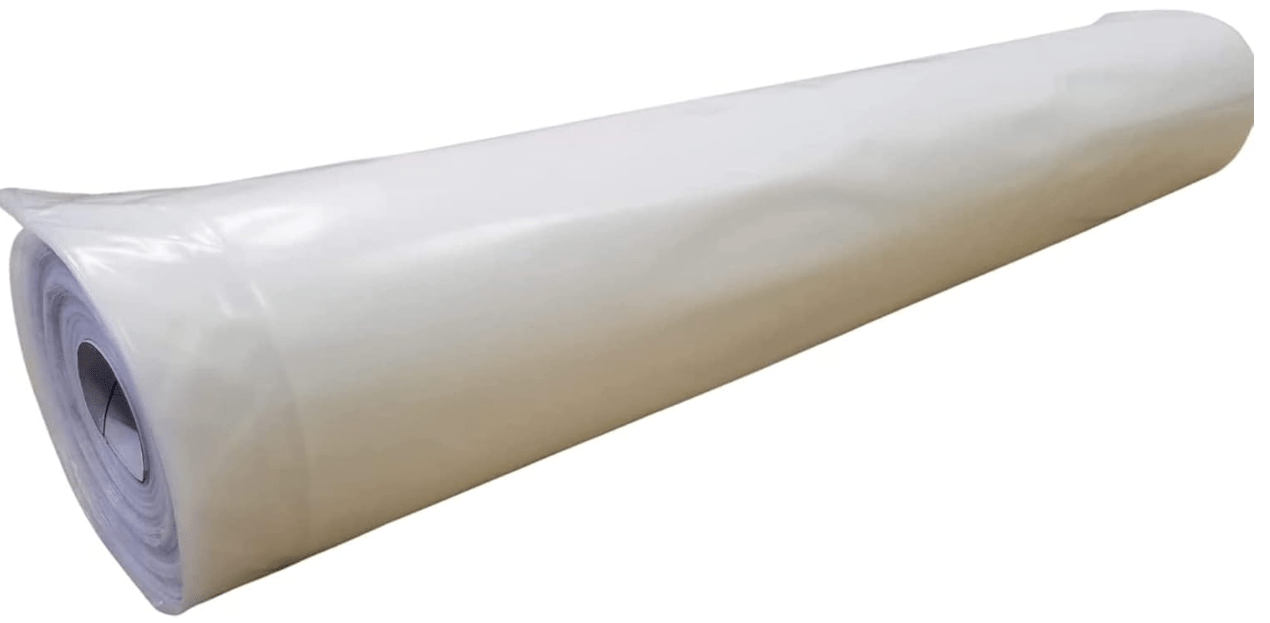 Farm Plastic Supply - Clear Greenhouse Plastic Sheeting - 6 mil - (24' x 50') - 4 Year UV Resistant Polyethylene Greenhouse Film, Hoop House Green House Cover for Gardening, Farming, Agriculture