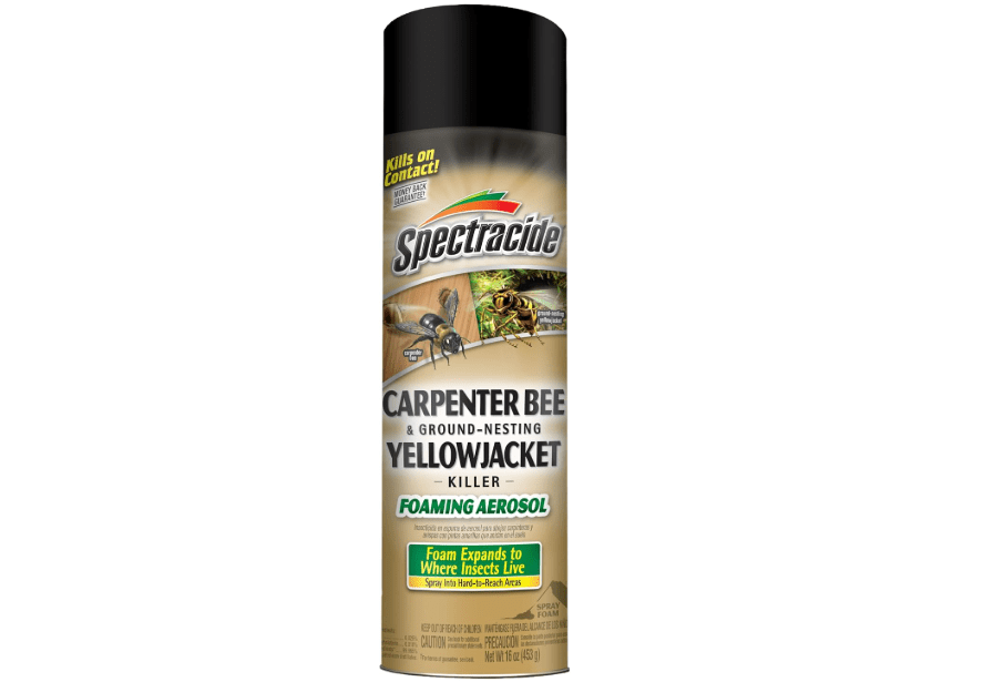Spectracide Carpenter Bee and Ground Nesting Yellow Jacket Foaming Aerosol, 16-Ounce