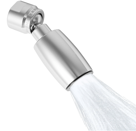 High Sierra's All Metal 1.5 GPM High Efficiency Low Flow Showerhead. Available in: Chrome, Brushed Nickel, Oil Rubbed Bronze, or Polished Brass