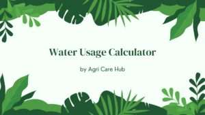 Water Usage Calculator