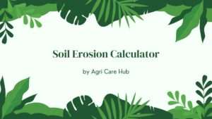 Soil Erosion Calculator
