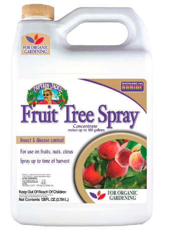Bonide Captain Jack's Fruit Tree Spray, 128 oz Concentrate, Insect & Disease Control Spray for Organic Gardening