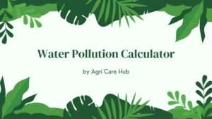 Water Pollution Calculator