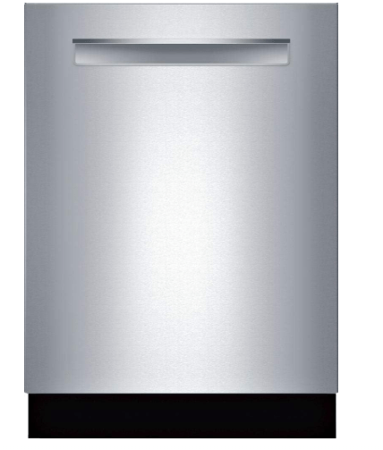 Bosch SHPM65Z55N 24" 500 Series Pocket Handle Dishwasher with 16 Place Settings, 5 Wash Cycles, 5 Options, 44 dBA, AutoAir Option, 3rd Rack, AquaStop (Stainless Steel)