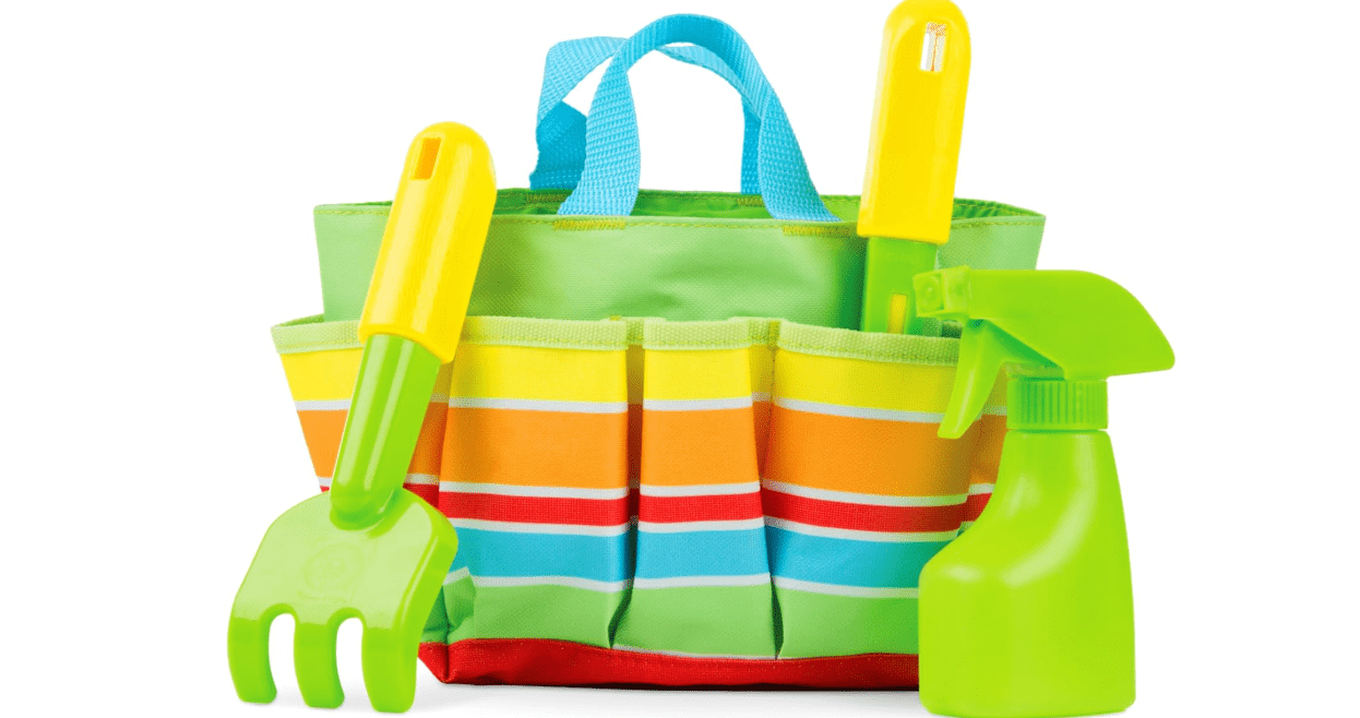 Melissa & Doug Sunny Patch Giddy Buggy Toy Gardening Tote Set with Tools
