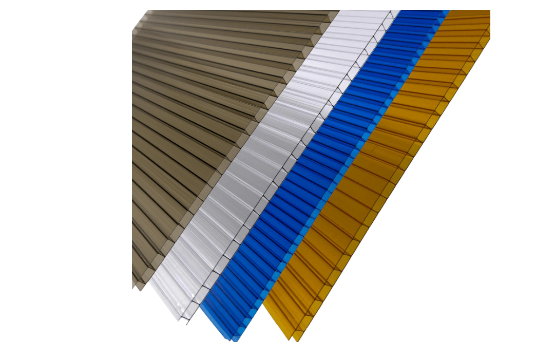 Britshield® 6mm Polycarbonate Greenhouse and Roofing Sheets Variuous Colours and Sizes - Free Breather and Aluminum Tape