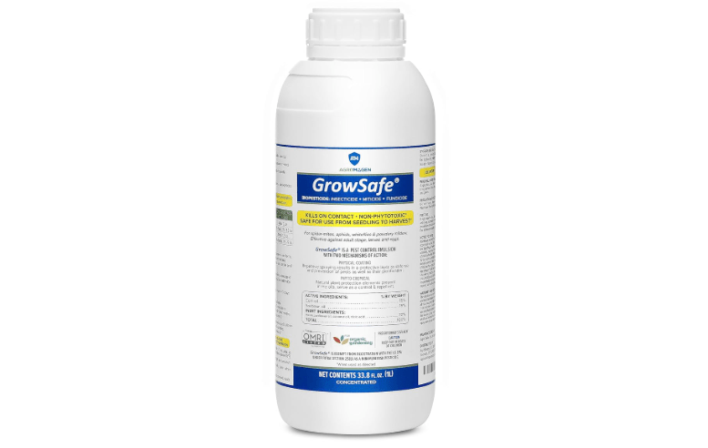 GrowSafe Bio-Pesticide, Organic and Natural Miticide, Fungicide and Insecticide (33.8 fl.oz)