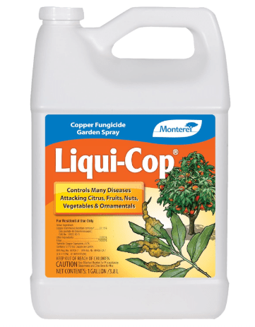 Monterey Liqui-Cop - Copper Fungicide Garden Spray for Citrus and Fruit & Nut Trees - 1 Gallon