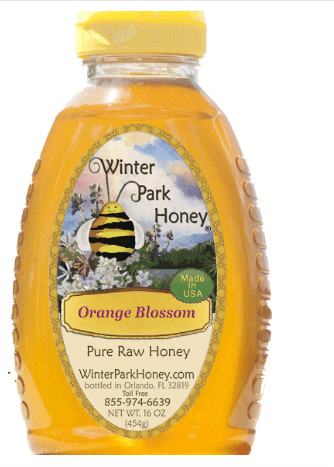 Winter Park Honey - Raw Orange Blossom Honey - (16oz)