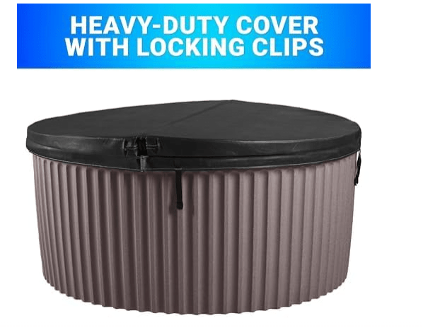 AquaLife Outback™ 5-6 Person 20-Jet Non-Lounger Hot Tub with LED Lighting and Insulated Cover
