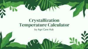 Crystallization Temperature Calculator
