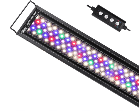 hygger Advanced LED Aquarium Light with Timer, 24/7 Lighting Cycle & DIY Mode, Full Spectrum Fish Tank Light for 48-54 in Freshwater Planted Tank