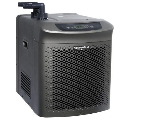 Active Aqua Hydroponic Water Chiller Cooling System with Remote Control and Freestanding Mounting type for Home and Kitchen, Black