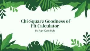 Chi-Square Goodness of Fit Calculator
