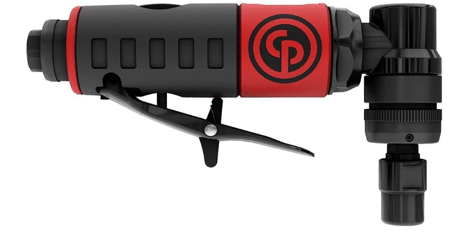 Chicago Pneumatic CP7406 - Air Angle Die Grinder Tool, Welder, Woodworking, Automotive Car Detailing, Stainless Steel Polisher, Heavy Duty, 1/4 Inch (6 mm), 0.34 HP / 250 W, 23000 RPM