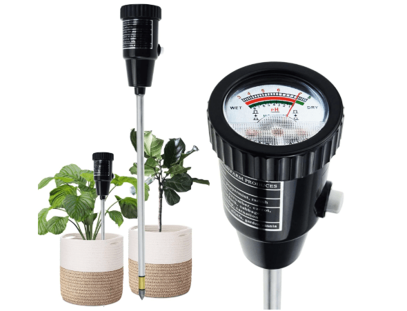 Gain Express Soil PH Meter, Soil Moisture Sensor Meter, Soil PH Tester Gardening Tool Kits for Plant, Tree, Soil Tester for Moisture Great for Garden, Lawn, Farm, Indoor & Outdoor Use 295mm Long