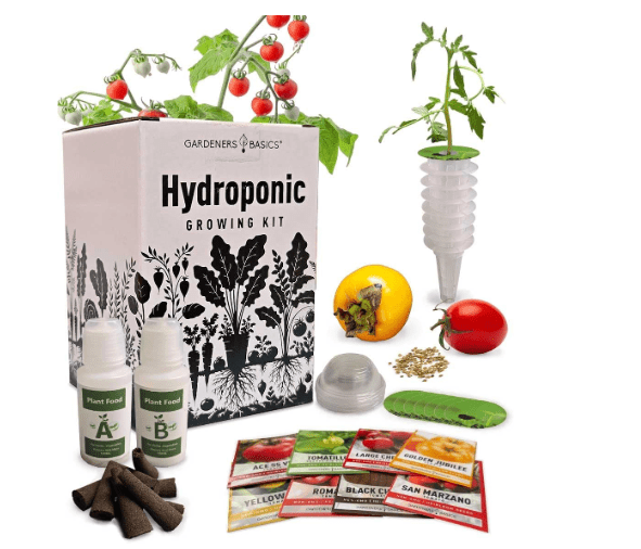 Gardeners Basics Hydroponic Tomato Seeds Kit Compatible with Aerogarden & Lettuce Grow 8 Varieties of Tomatoes Indoors Heirloom Seeds Aquaponic & Hydroponic Seed Pods, Perfect for Indoor Gardening