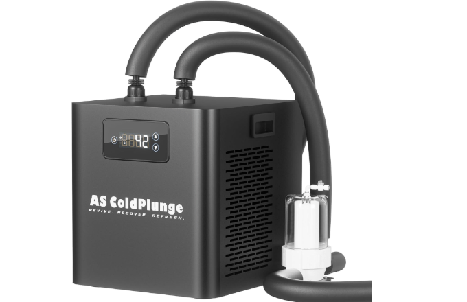 Ice Bath Water Chiller for Cold Plunge Tubs, 1/3 HP Upgraded Cold Plunge Chiller with External Filter Water Pump, Ideal for Cold Plunge Recovery Ice Bath Tub Home 110V Cooling Chiller