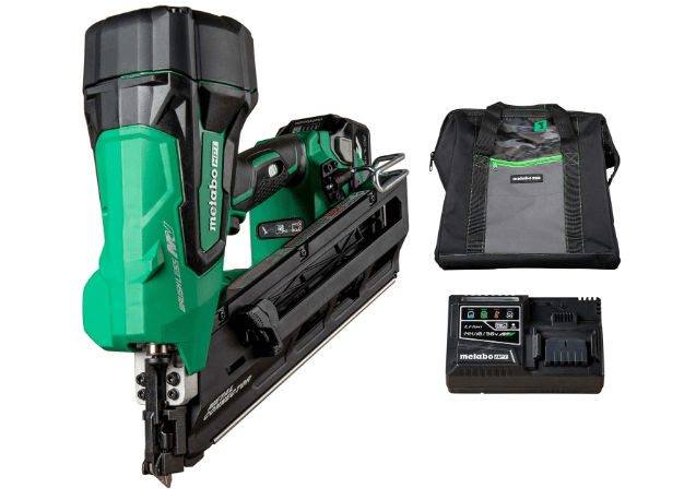 Metabo HPT 36V MultiVolt Cordless Metal Connector Nailer, Power Tool MultiVolt 36V 2.5 Ah Li-ion battery, Pro Tools Innovation Award Winner, Drives 1-1/2" to 2-1/2" Nails, 900 per Charge, NR3665DA