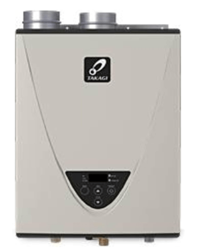Takagi T-H3-DV-N Condensing High Efficiency Natural Gas Indoor Tankless Water Heater, 10-Gallon Per Minute, 199,000 BTU