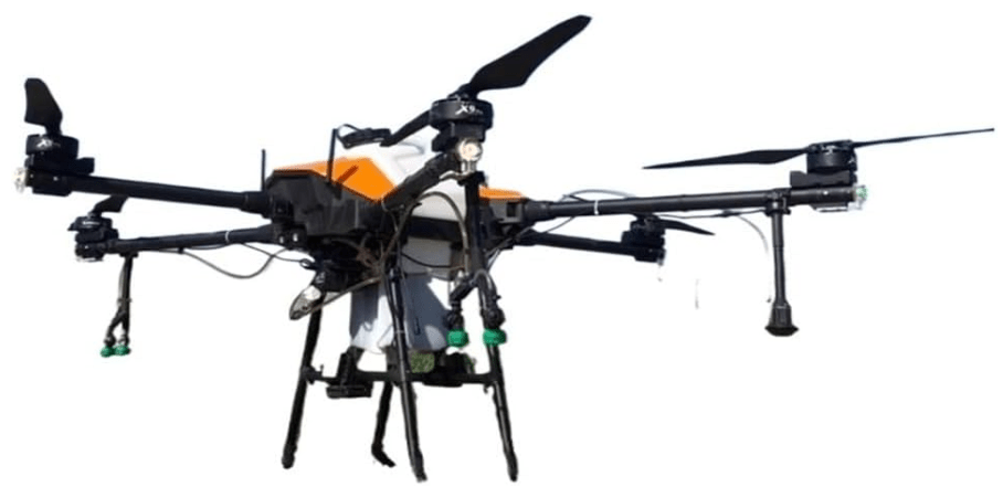 G610 Six-axis 1460mm Wheelbase External Water Tank Frame Kit Fit For 10L Folding Agricultural Spraying Drone(G610 white frame)