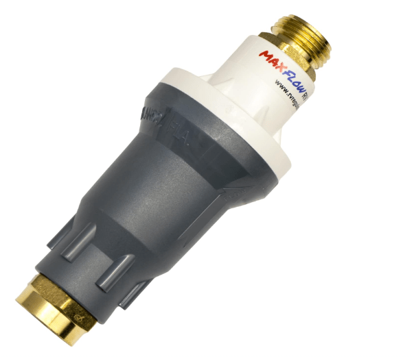 MAX FLOW RV WATER PRESSURE REGULATOR - Safe Pressure Without Restricting Flow! (Made in USA)