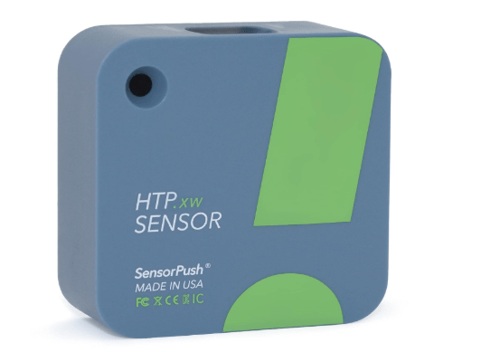 SensorPush HTP.xw Smart Temperature Sensor & Humidity Sensor - Bluetooth Thermometer, Barometer, & Hygrometer with App Monitoring - Premium Barometric Pressure Gauge, Temperature and Humidity Monitor