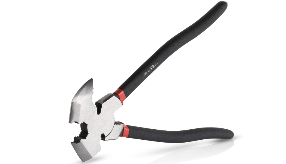 Bates- Fencing Pliers, 10-Inch, Multi Tool Fence Pliers, Barbed Wire Fence Tools, Fence Cutter, Nail Puller Pliers, Staple Puller, Cutting Pliers