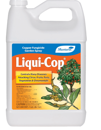 Monterey Liqui-Cop - Copper Fungicide Garden Spray for Citrus and Fruit & Nut Trees - 1 Gallon