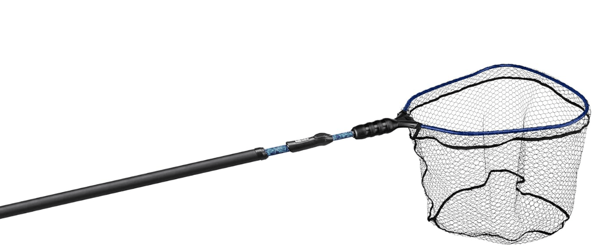 Ego S2 Slider Fishing Net, Ultimate Fishermen’s Tool Telescoping Handle, Replaceable Head, Salt & Freshwater, 19-21" Handle, 48x108 Inch Hoop